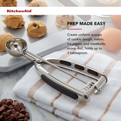 KitchenAid KO148OHOBA Gourmet Cookie Dough Scoop, Black