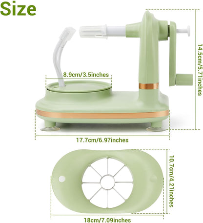 Apple Peeler, 8 Wedges Apple Peeler Slicer Corer, Apple Slicer, Stainless Steel Blades