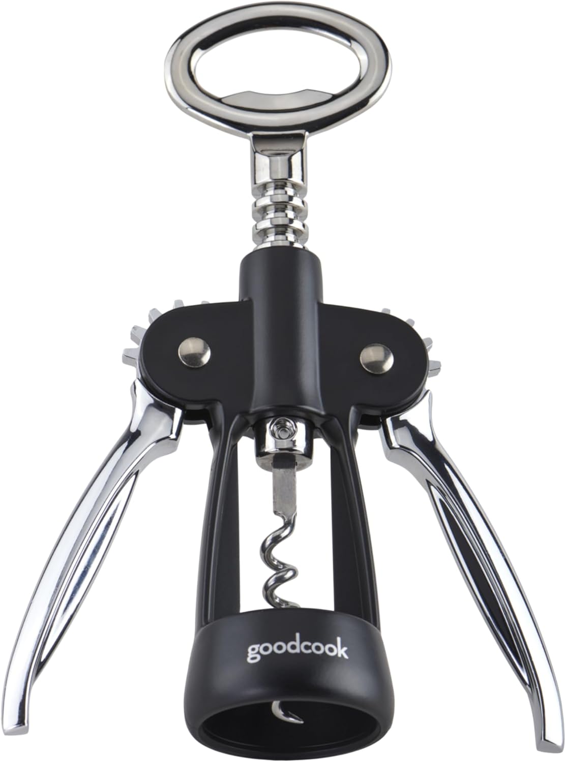 GoodCook Gourmet Deluxe Winged Corkscrew, Stainless Steel Worm, Universal Fit For All Cork Sizes