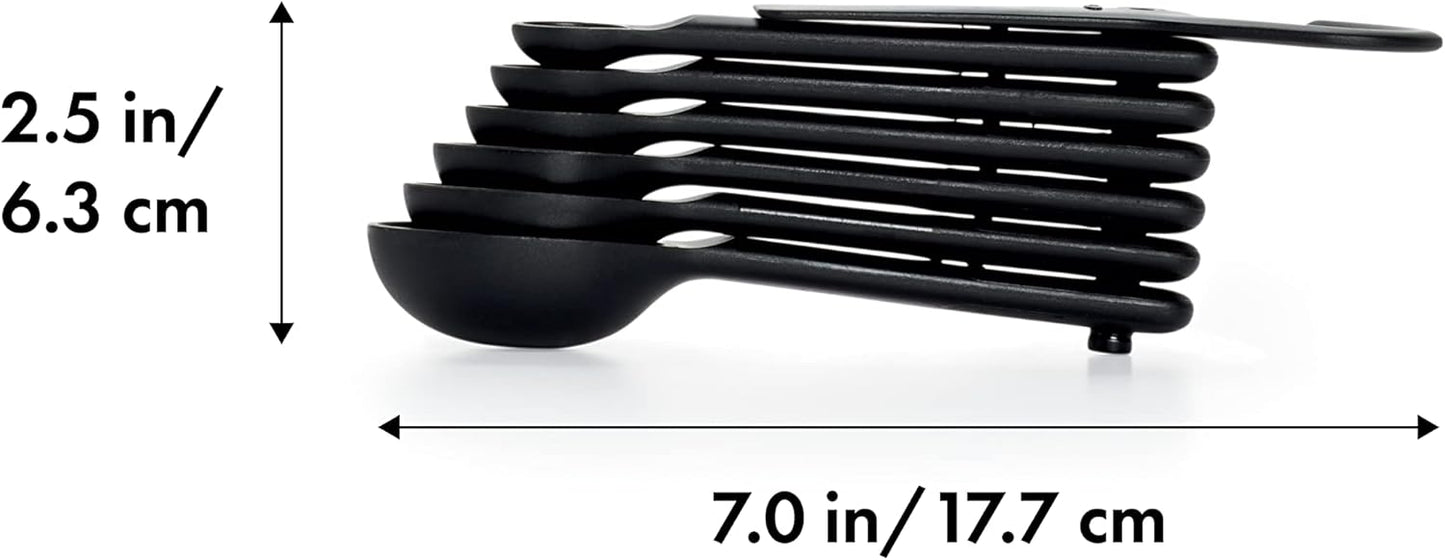 OXO Good Grips 7-Piece Plastic Measuring Spoons