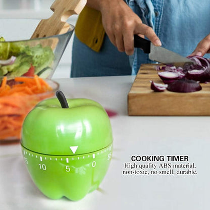 Cute Fruit Kitchen Timer, 60 Minutes Pineapple Shape Mechanical Timer Novelty 360 Degree Rotating Manual Cooking Timer