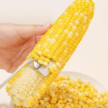 Easy Clean Corn Cob Peeler, 2025 New Corn Peeler for Corn on the Cob Stripper Tool, Corn Cutter Remover Tool Kitchen Gadgets (1 Pcs)
