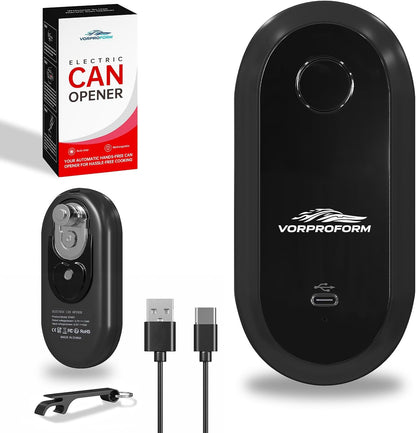 Electric Can Opener for Seniors with Arthritis, USB Rechargeable Can Opener, One-Touch Automatic Hands Free Kitchen Gadgets Gifts for Women