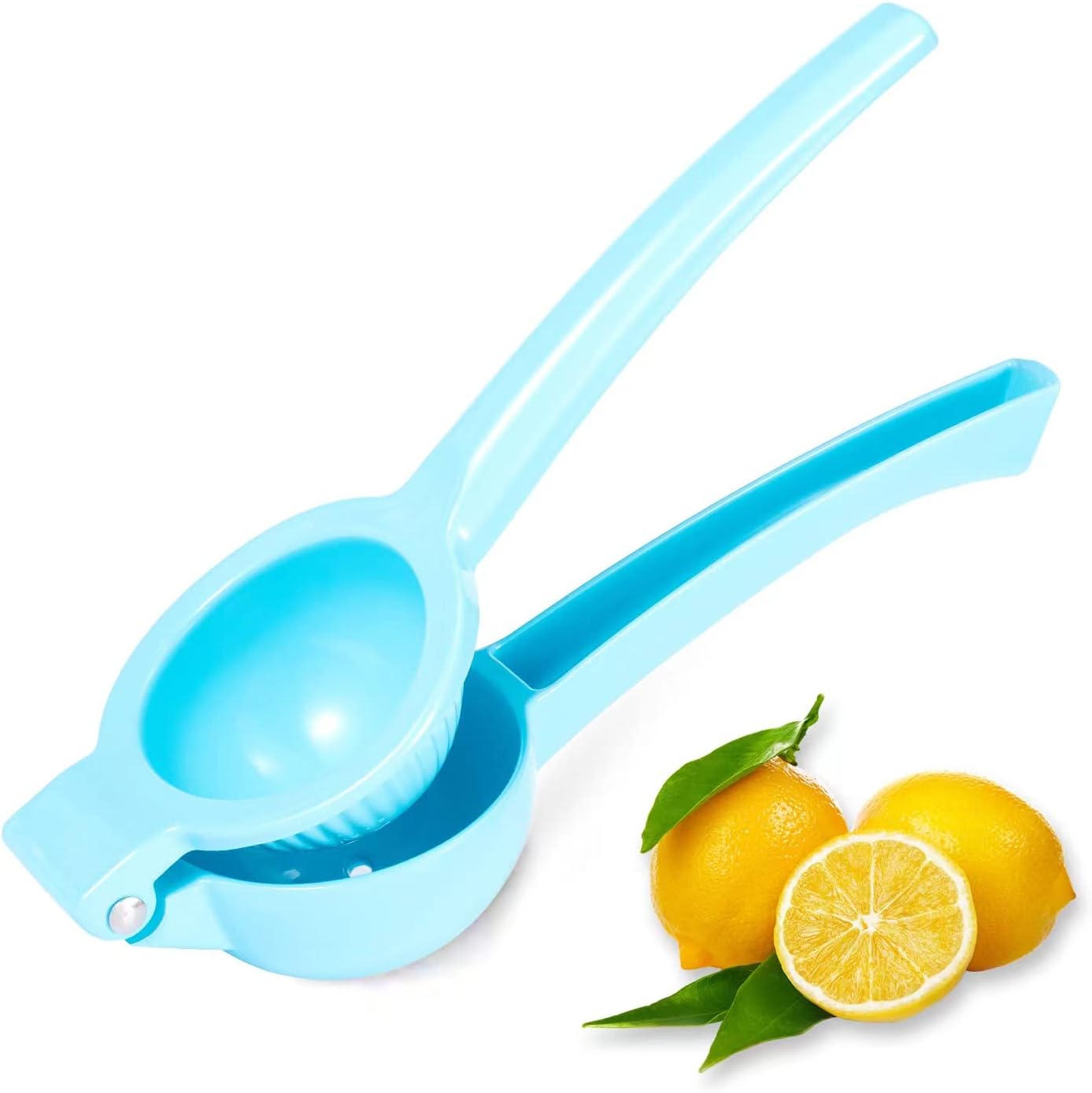 Y-ME Manual Juicer Citrus Lemon Squeezer, Fruit Juicer Lime Press Metal, Professional Hand Juicer Kitchen Tool(Yellow）