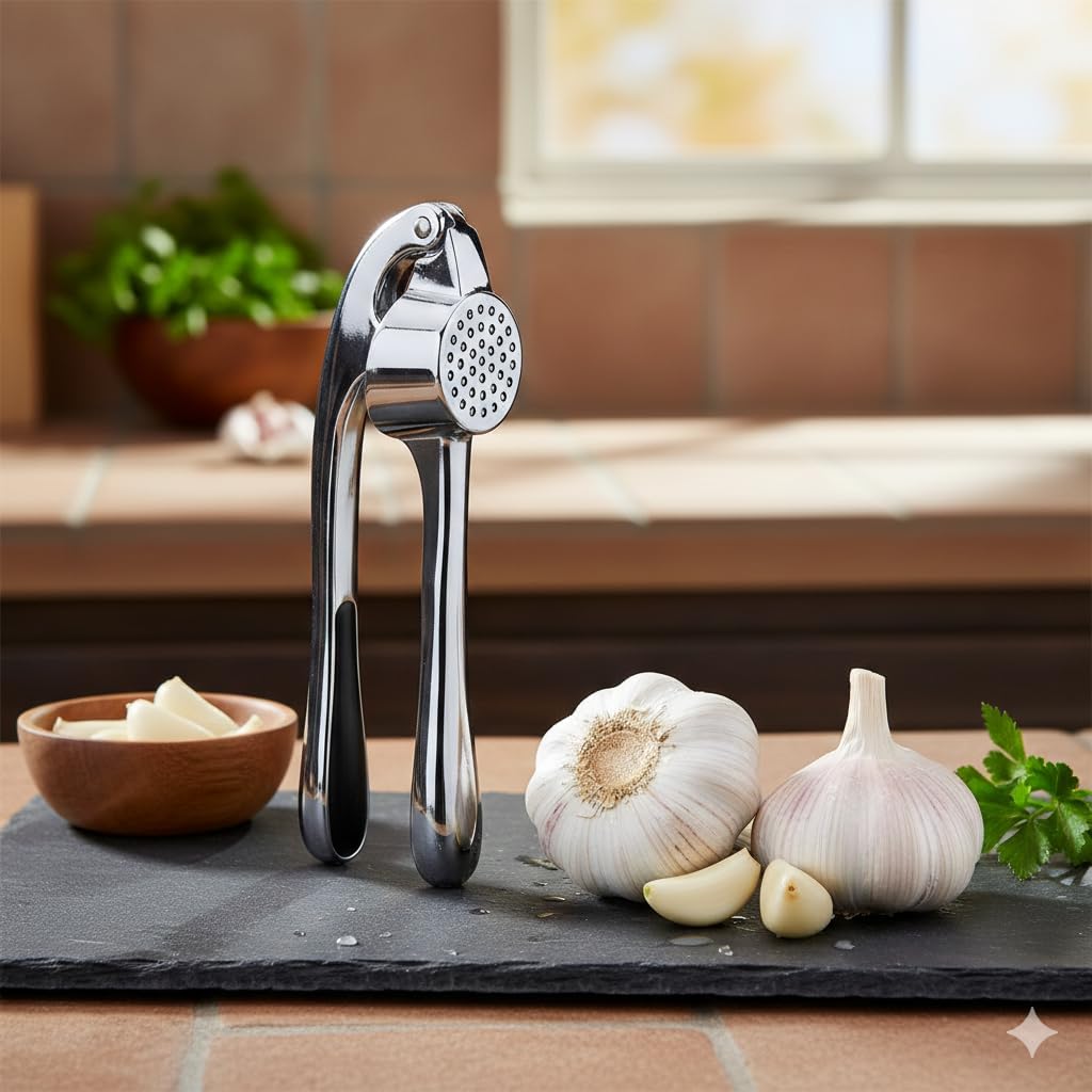 Ultimate Kitchen Tool Set of 4 – Pineapple Corer, Apple Slicer, Peeler & Garlic Crusher | Multifunctional Stainless Steel Gadgets for Fruit & Vegetable Prep | Easy-to-Use, Time-Saving Gift Set.