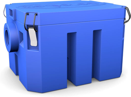 BESEDER Grease Trap Interceptor plastic 10 GPM (20 lb Capacity) Commercial Kitchen