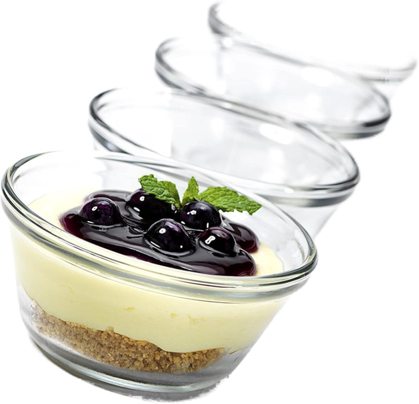 Anchor Hocking 6-Ounce Glass Custard Cups, Set of 4