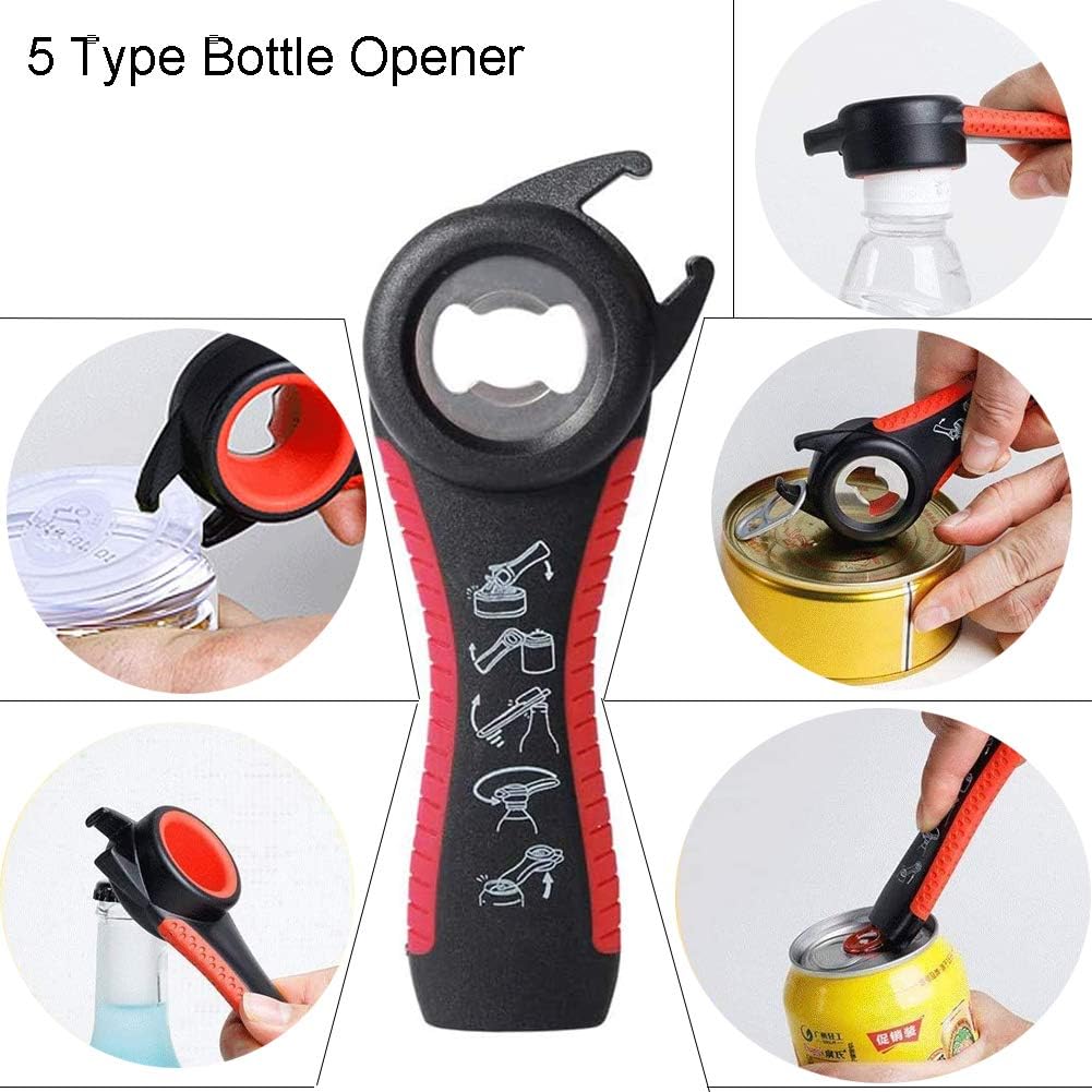 Easy-Twist Jar Opener: Maxracy Effortless Lid Opening for Weak Hands & Arthritis | Versatile Bottle Opener | Jar Openers & Bottle Openers