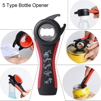 Easy-Twist Jar Opener: Maxracy Effortless Lid Opening for Weak Hands & Arthritis | Versatile Bottle Opener | Jar Openers & Bottle Openers