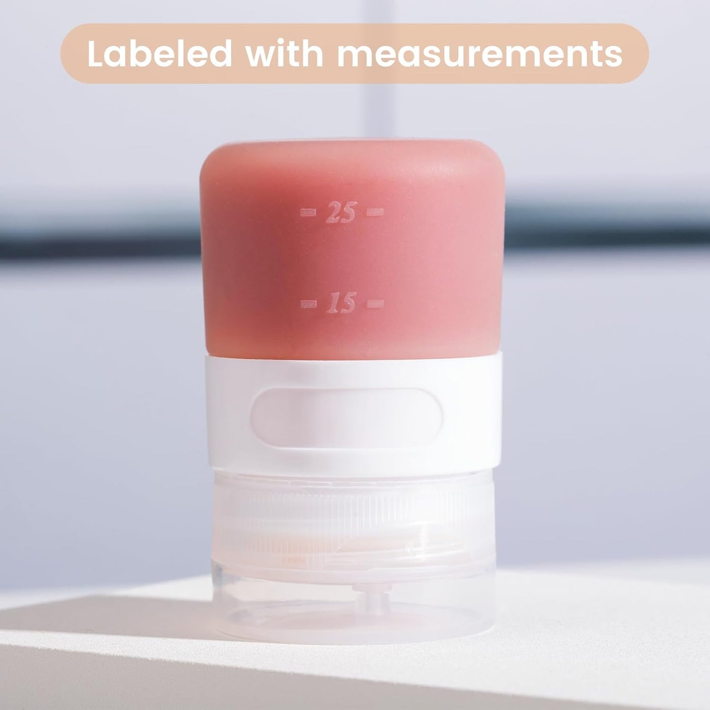 MICEBAY Condiment Squeeze Bottles for Sauces, 2-oz Mini Silicone Salad Dressing Container to Go with Reusable Sandwich Bag, Leakproof Ketchup Bottle for Bento Lunch Box, 4 Pack, Candies