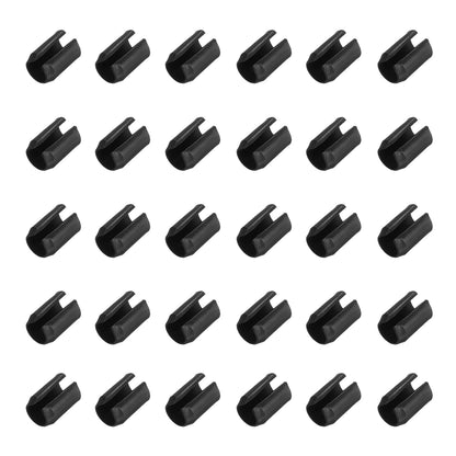 MECCANIXITY 25Pcs Slotted Split Roll Pins 1/2 Inch(12mm) Dia. 1-2/5 Inch(35mm) Length 65Mn Steel Spring Tension Expansion Dowels for Secure Fastening, Black - Colors B