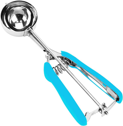 Cookie Scoop, Ice Cream Scoop, 1Tbsp/15 ml/0.5oz Cookie Scoops for Baking, 18/8 Stainless Steel Cookie Scooper for Baking, Ice Cream Scooper with Trigger Release, Cookie Dough Scoop with Non-slip Grip