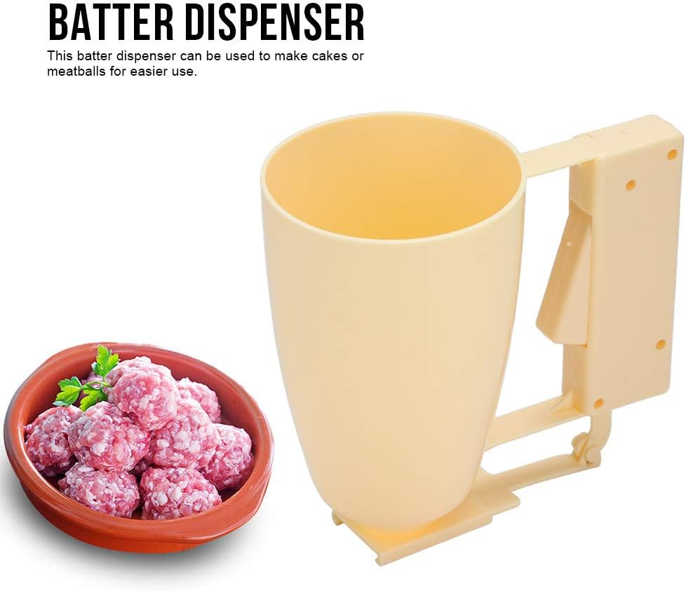 Hand-Held Meatball Dispenser Handheld Batter Dispenser Meatball Maker Cake Cream Dispenser Meatball Maker Cake Cream Dispenser for Kitchen Cooking Tool