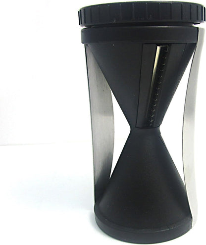 Premium Spiral Slicer with Ceramic Peeler - Black - Sharp, Durable, Rust-Resistant