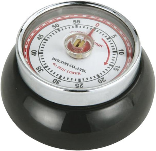 Zassenhaus Magnetic Retro 60 Minute Kitchen Timer, 2.75-Inch, Teal