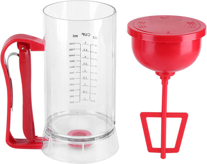 Electric Batter Beater Cordless Electric Battery Powered Mixer Dispenser Pancake Cupcake Waffle Batter Maker Machine Foodmixer Herramientas de cocina