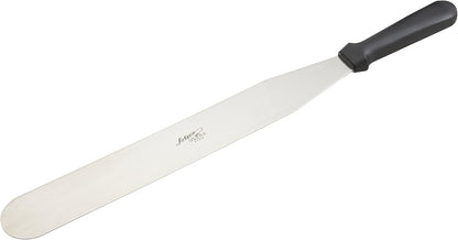 Ateco Ultra Straight Spatula with 6 by 1.5-Inch Stainless Steel Blade, Plastic Handle, Dishwasher Safe, Silver