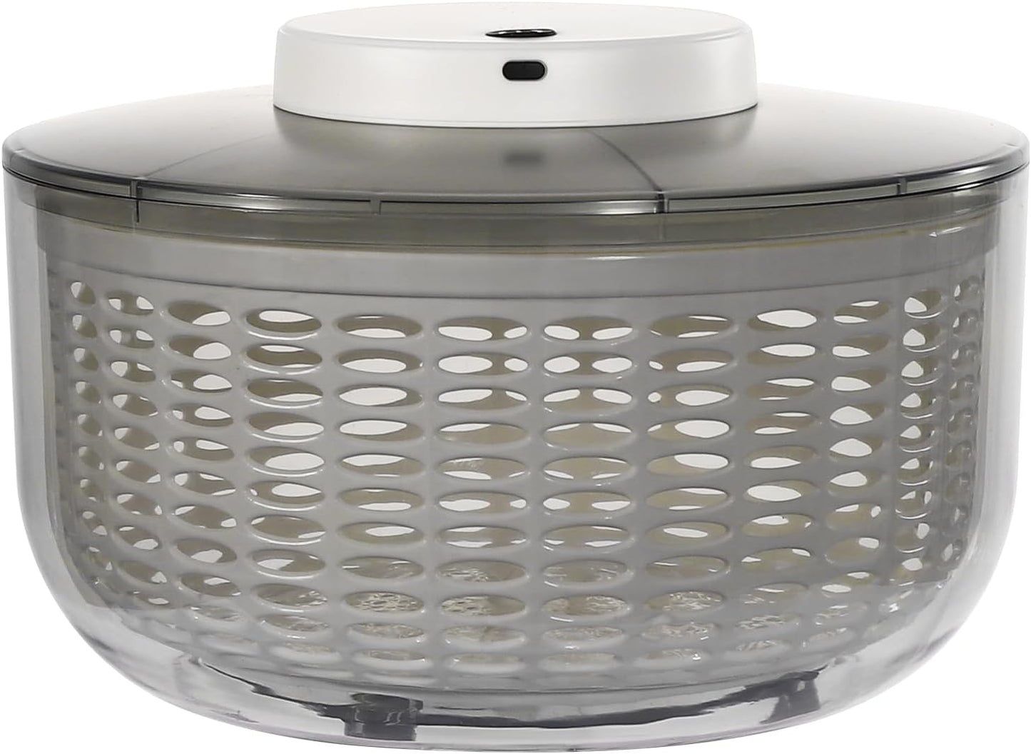 Electric Salad Spinner Lettuce Dryer, 6L Large Capacity Lettuce Spinner Multifunctional Fruit Washer, One-handed Easy Press Vegetable Dryer Salad Mixer for Greens, Herb, Berry, Fruits,Vegetable Washer