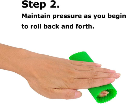 2 Set Silicone Garlic Peeler Easy Roller Tube Useful Garlic Odorfree Kitchen Tool (Black,Clear)