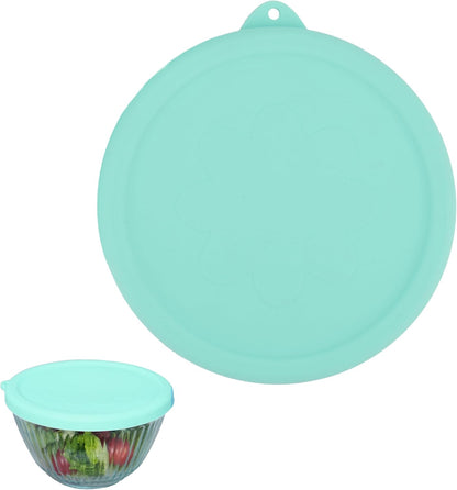 Silicone Lids Fit for Pyrex Sculpted Glass Mixing Bowls, Replacement Lids Compatible with Pyrex 3, 6, 10 Cup & 4.5 Qt Sculpted & Tinted Glass Bowls, Dishwasher Safe (Lid Only)
