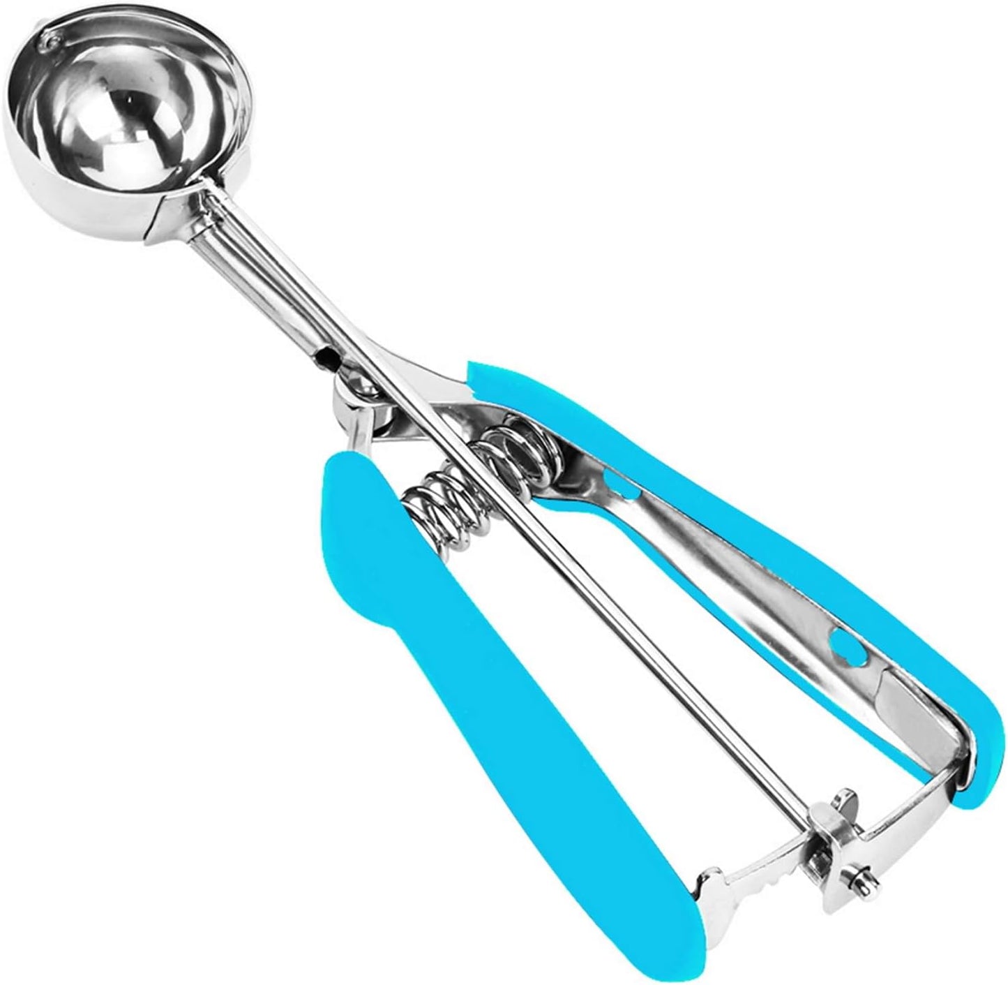 Ice Cream Scoop, 18/8 Stainless Steel Cookie Scoop, Cookie Scoops for Baking, 2 Tbsp/ 30 ml/ 1 oz Cookie Dough Scoop, Ice Cream Scooper with Trigger Release, Cookie Scooper for Baking