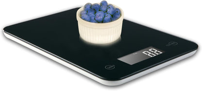 Ozeri Touch Professional Digital Kitchen Scale (12 lbs Edition), Tempered Glass in Elegant Black