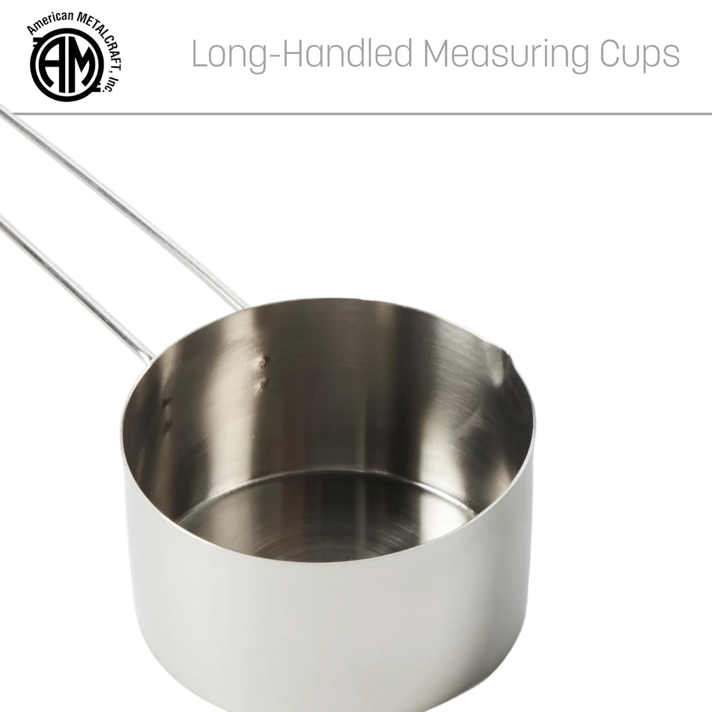 American METALCRAFT, Inc. American Metalcraft MCL125 Stainless Steel Measuring Cup, 1 1/4-Cup