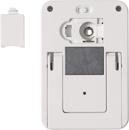 Taylor Dual Event Digital Timer w/Clock, White
