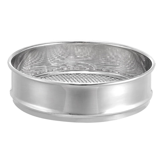 PATIKIL 35 Mesh Lab Sieve, 8" Diameter Test Sieve 304 Stainless Steel Wire Cloth (0.5mm) for Industrial Laboratory