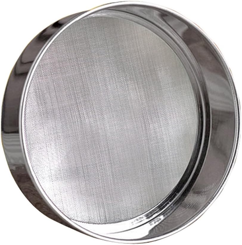 LOVEDAY 6 Inch Stainless Steel Round Flour Sieve with 40 Mesh (18/8 Steel)