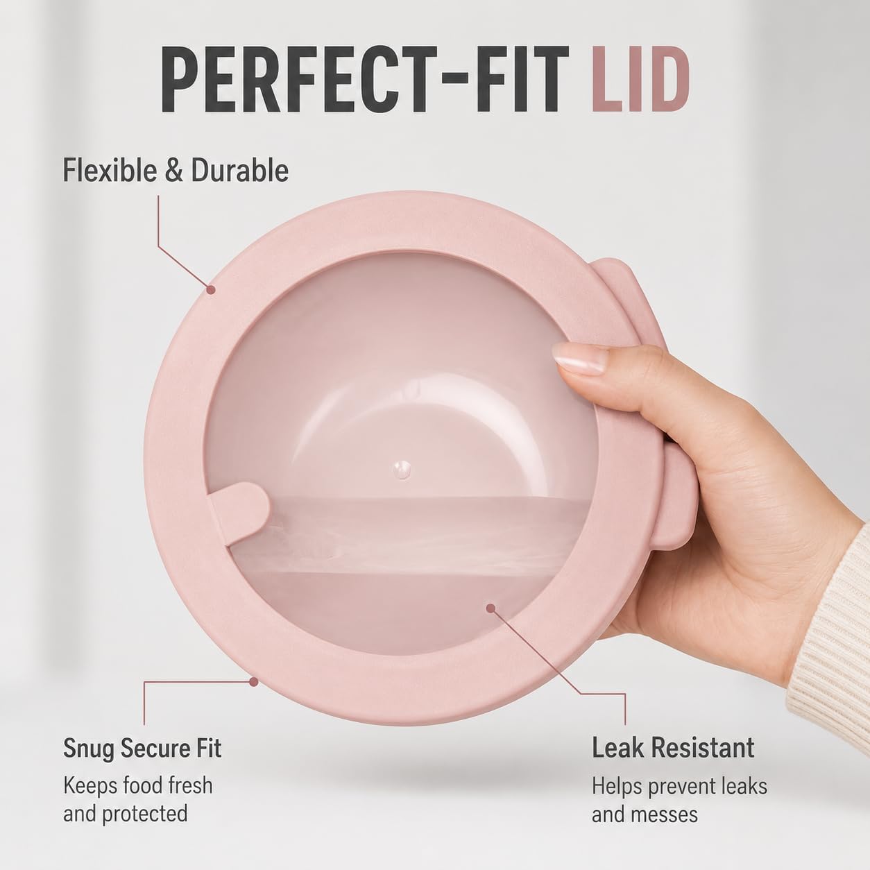 Pera Mixing Bowls with Lids Set, 8 Piece (4 Bowls + 4 Airtight Lids), BPA Free Nesting Kitchen Bowl Set for Mixing & Food Storage, Microwave & Dishwasher Safe (Green)