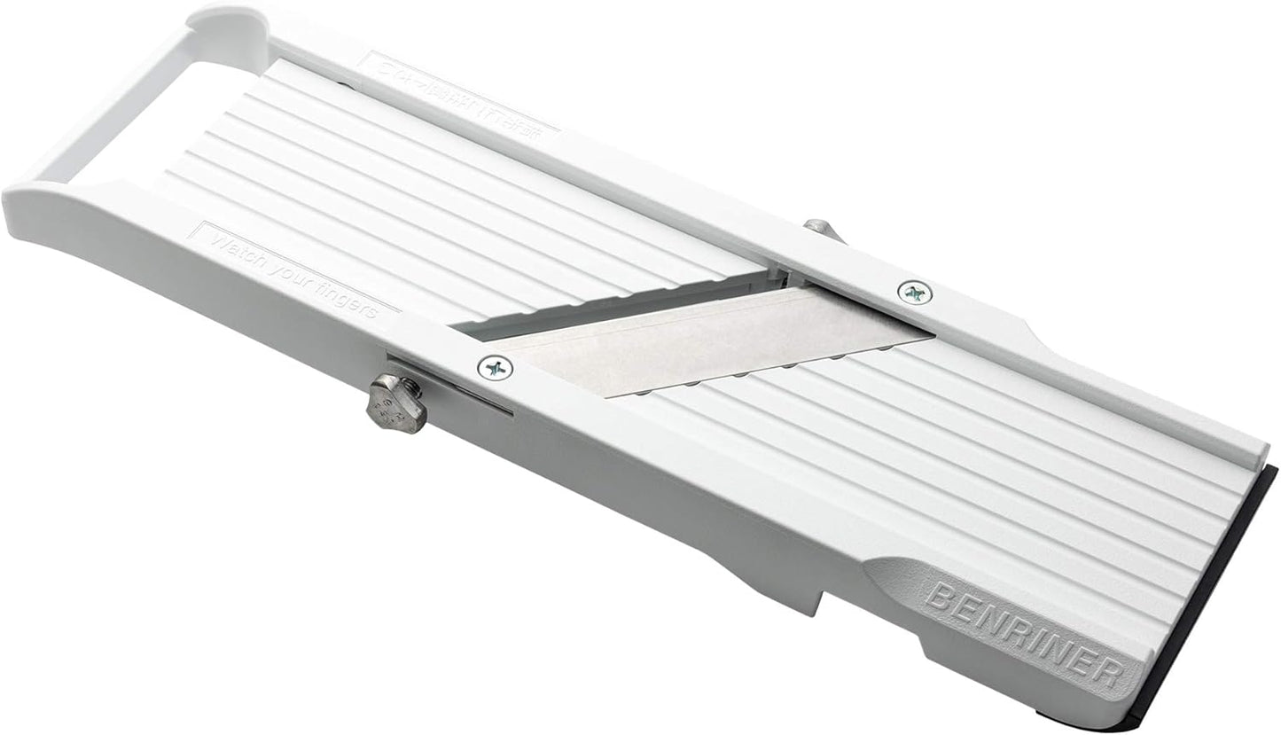 Benriner Super Slicer, with 4 Japanese Stainless Steel Blades, Beige