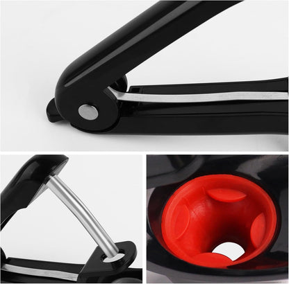 Cherry Pitter - Equipped with Stainless Steel Blade for Quick Cherry Pit Removal, Features Convenient Spring-Back Structure, Suitable for Daily Use for Home Kitchens & Dessert Making, Black
