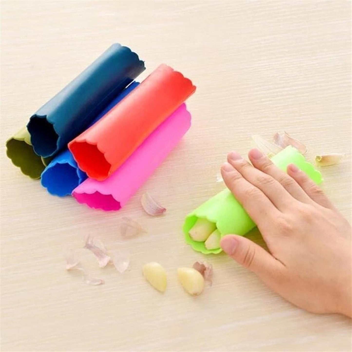Peelers Garlic Peeler Household Roller Stripper Silicone Peeling Tube Creative Kitchen