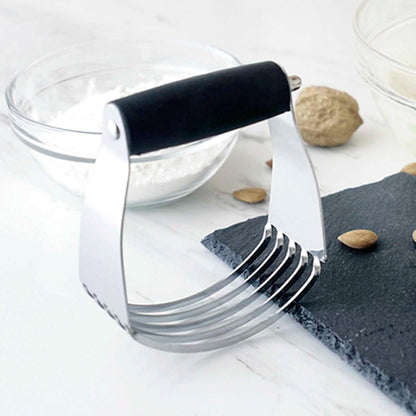 Gadpiparty Stainless Steel Dough Pastry Cutter and Blender Heavy Duty Baking Tool for Smooth Dough Mixing and Pastry Preparation