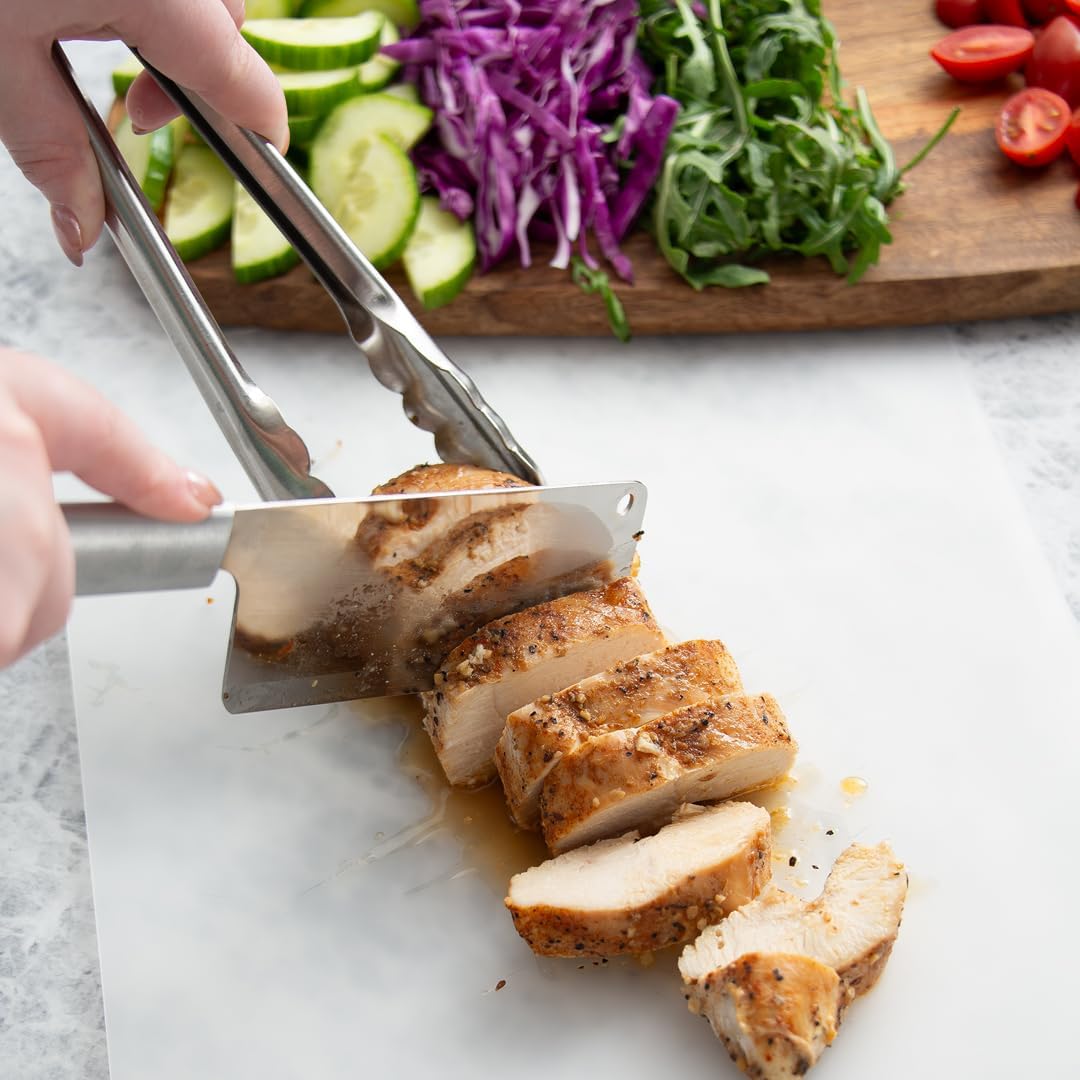 Rada Cutlery Chef’s Dicer Knife (R129), 5.25" Stainless Steel Blade, Silver Handle