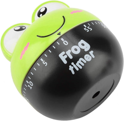 Cartoon Animal Kitchen Timer, 55 Minute Mechanical Countdown Timer for Cooking Baking No Battery Required Cute Clock for Eggs Cookies (1#)