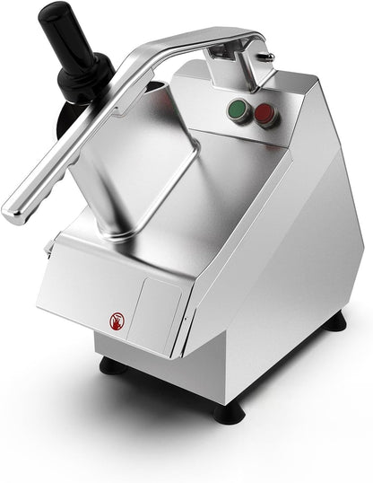 LEEVOT Commercial Vegetable Chopper 200W, Electric Food Processor for Slicing Dicing Shredding, Professional Veggie Cutter for Restaurant, Hotel School, Cafeteria, French Fry, Cheese Grater