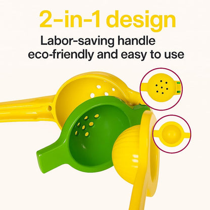 OCHI Heavy Duty Lemon Lime Squeezer – Manual Citrus Juicer Press, No Pulp or Seeds, Premium Metal Handheld Tool, Dishwasher Safe, Ideal for Lemons, Limes & More