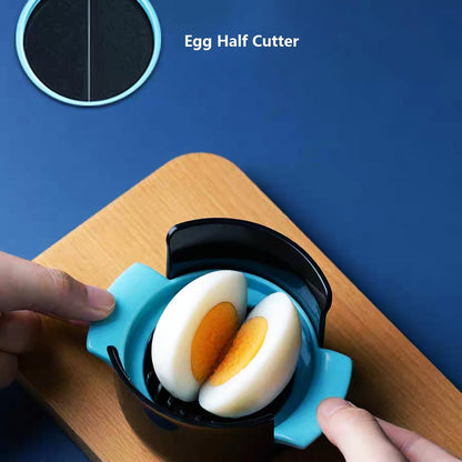 Egg Slicer Cutter Multi-functional Hard Boiled Egg Wedger (2 in 1)