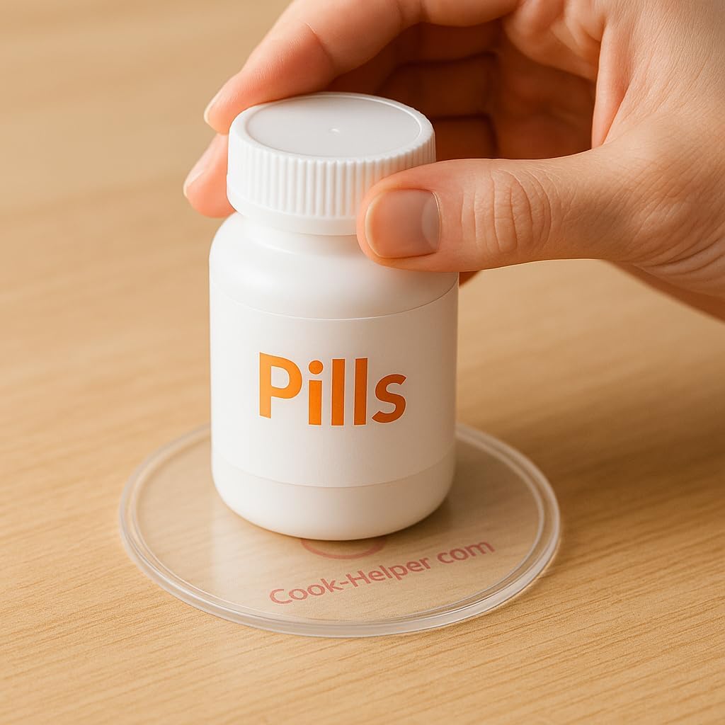 One-Handed Gadget to Secure Any Item, Open Jars & Bottles, Mix Food in A Bowl. Adaptive Equipment for One Hand—Great Gift Idea for Those with Weak or Injured Hands and Stroke Recovery. 3pcs x 3.14"