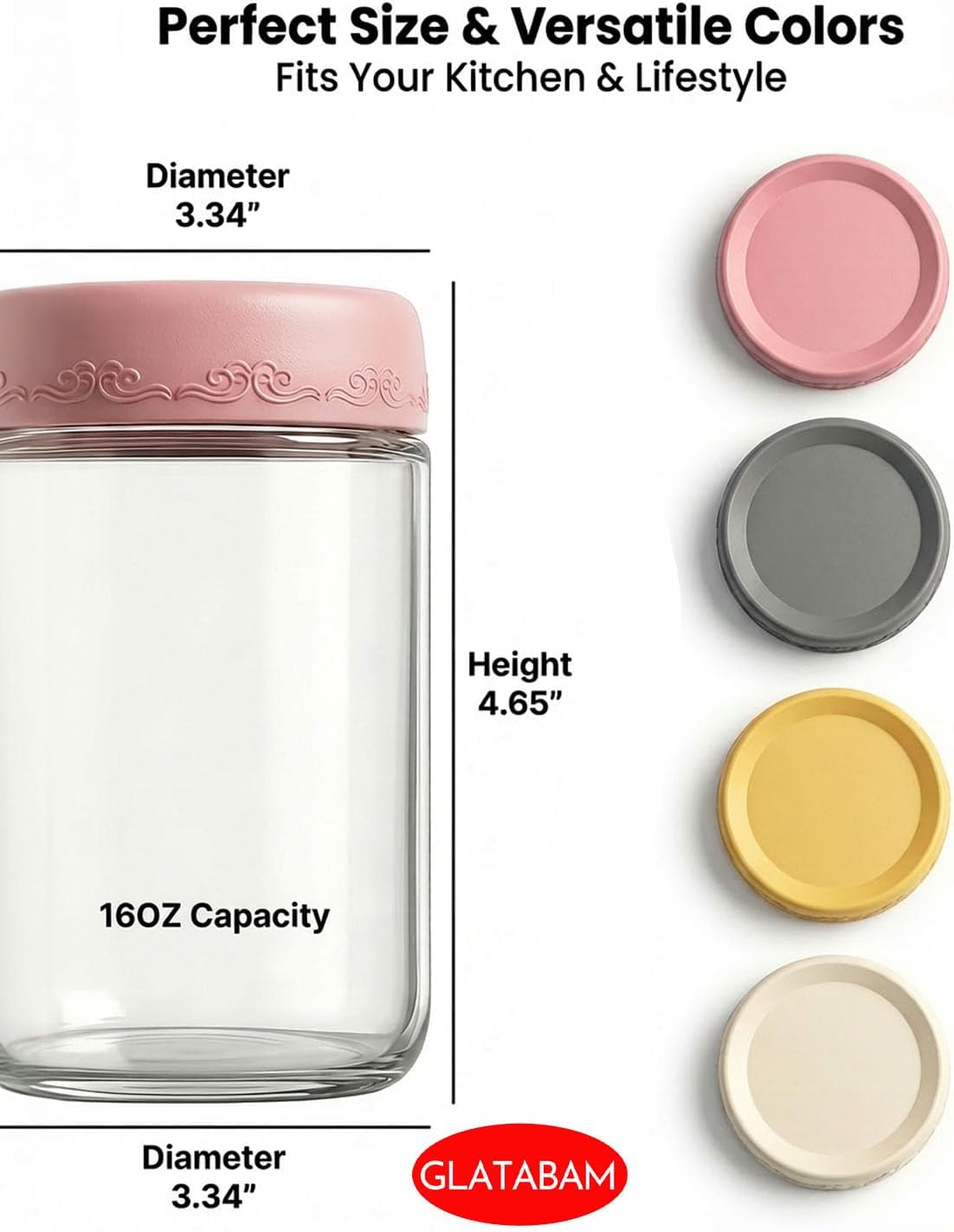 4 OZ Salad Dressing Jar 8 Pack, Airtight Leakproof Bulk Small Glass Sauce Jar with Lids, Reusable for Lunch Box, Bento, Travel & Meal Prep(4 OZ-8Pack)