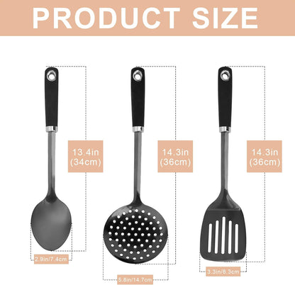 Stainless Steel Slotted Turner Spatula, Metal Spatula for Cast Iron & Stainless Steel Pans, Thin Edge Kitchen Turner for Eggs, Pancakes, Burgers, Dishwasher Safe