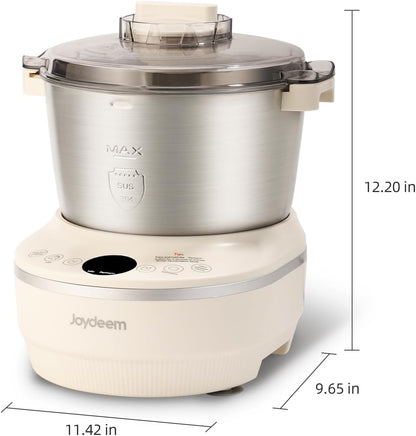 Joydeem Electric Dough Maker with Dual Seasonal Fermentation Function, 3.7Qt Dough Mixer Machine, Perfect for Bread Pizza Roti Dumpling Dough & Sourdough, HMJ-A351