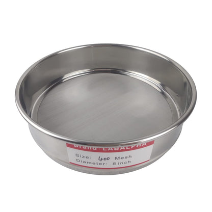 LABALPHA 120 Mesh Lab Sieves, #120 Mesh Test Sieve, 8'' Diameter, 304 Stainless Steel Wire Cloth (0.125mm)