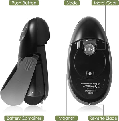 Fast Automatic Can Opener for Seniors, Fits All Can Sizes, Safe Smooth - Edge, Battery - Powered & Hands - Free, Automatic Can Opener Hands FreeI Deal for Seniors with Arthritis, Weak Hands & Kids