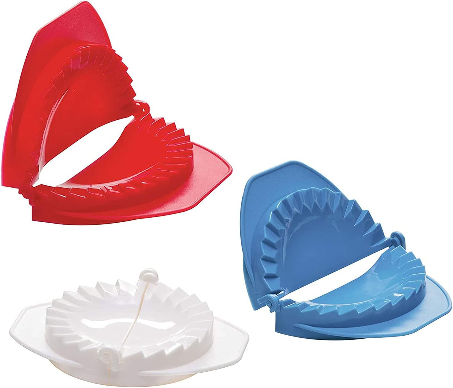 KEISSCO Dough Press, Set of 3 Empanada Press Dumpling Maker Dough Cutter Dumpling Mold for Dumpling, Calzone, Ravioli, Empanada, Pierogi, Turnover & Meat Pie