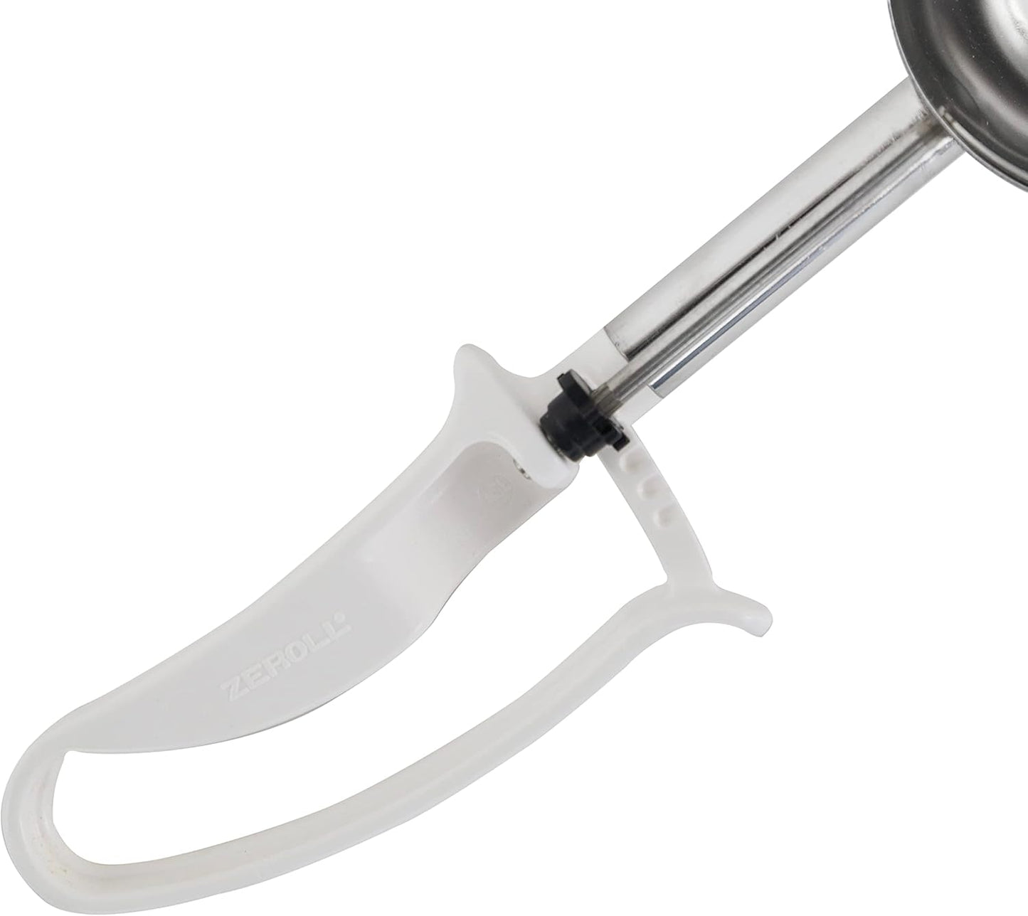 Zeroll Universal Extended Length EZ Disher Food Portion Control Scoop Designed for Right or Left Hand Use Dishwasher Safe, 1 3/4-Inch, Black