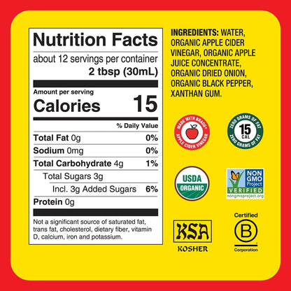 Bragg Organic Ginger and Sesame Salad Dressing and Marinade - 12 fl oz - Gluten-Free Dressing with Bragg Apple Cider Vinegar