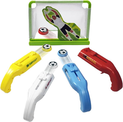 bottle cap shooting gun - Fun bottle opener tool launches bottle caps for parties, barbecues, and bar games (color)